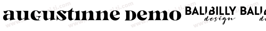 Augustinne demo字体转换